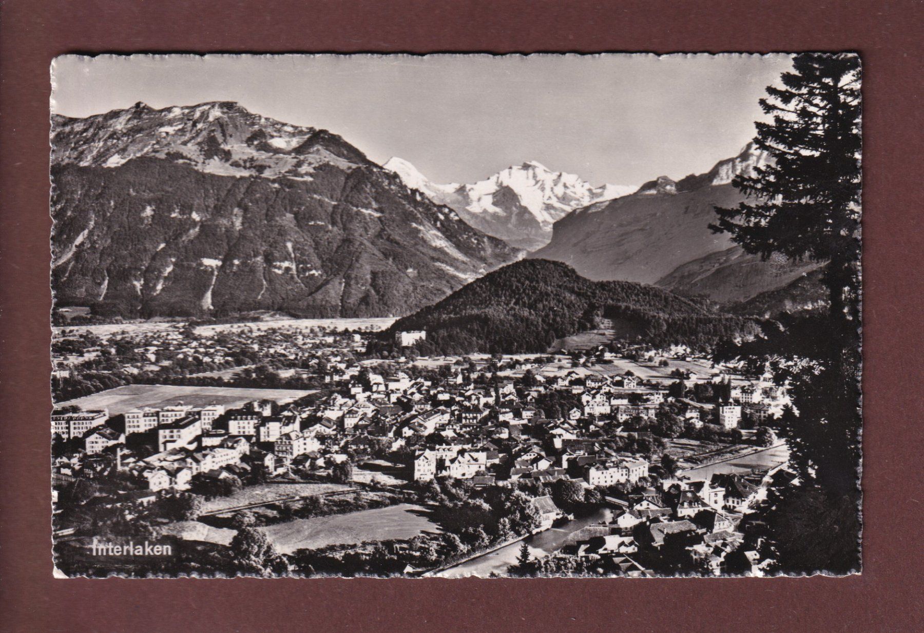 Ansichtskarten: INTERLAKEN - 1944 Feldpost – Gebraucht aus Pully von nicecards