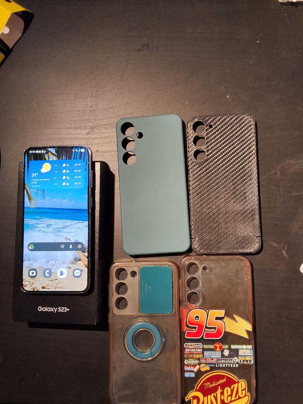 Samsung Telefoni cellulari / Smartphones: Samsung Galaxy S23+ 5G - vert - 256 Go – Nuovo (secondo la descrizione) da Ecublens VD venduto da S.loeb 1