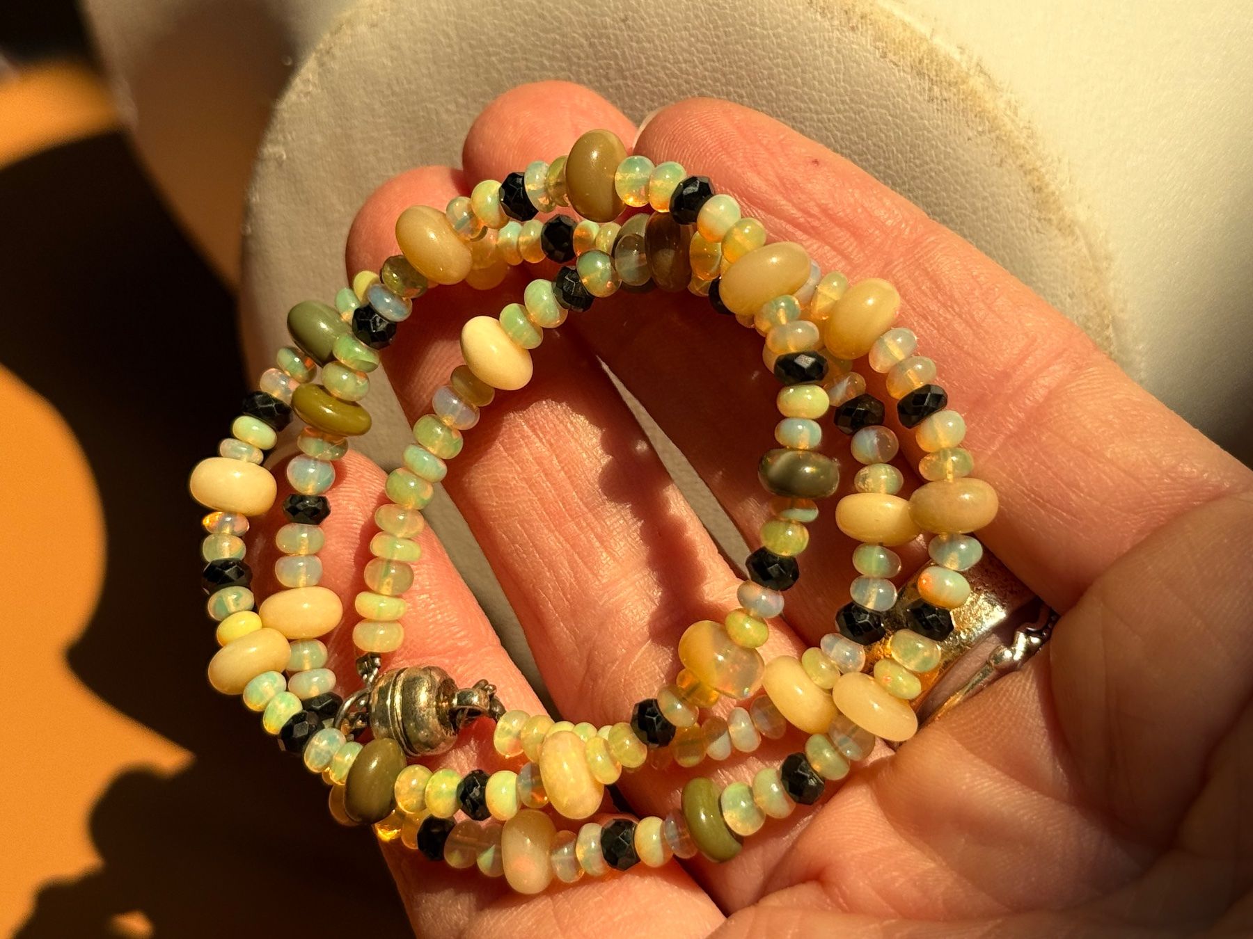 Catenine: Unikat - Opal, Spinell Halskette NEU – Nuovo e nell'imballaggio originale da Basel venduto da Chili007 9