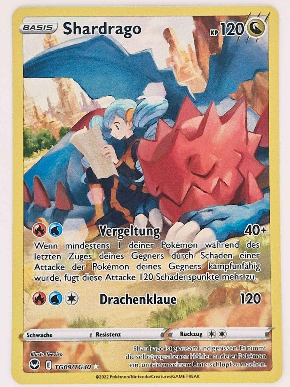 Pokémon Carte collezionabili: Shardrago / Druddigon / Silberne Sturmwinde / SIT TG09 – Nuovo (secondo la descrizione) da Arni AG venduto da PokemonCardsStore