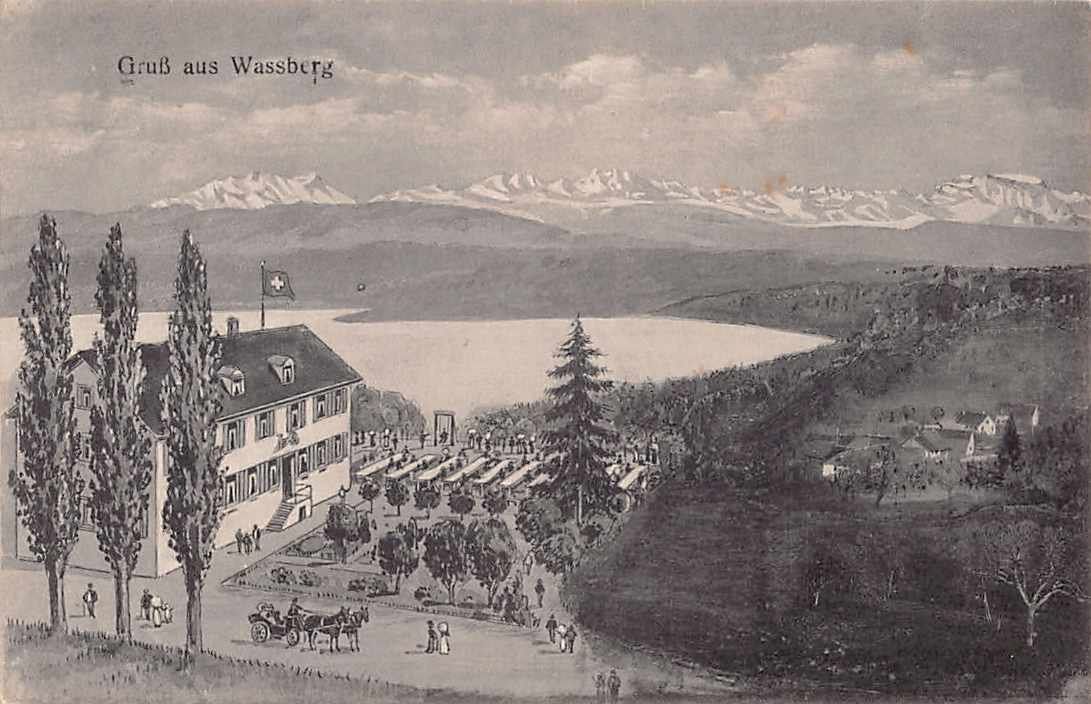 Cartoline postali: Schöne Ansichtskarte Wassberg ZH Zürich – Usato da Winterthur venduto da SchatzchischtliWinti