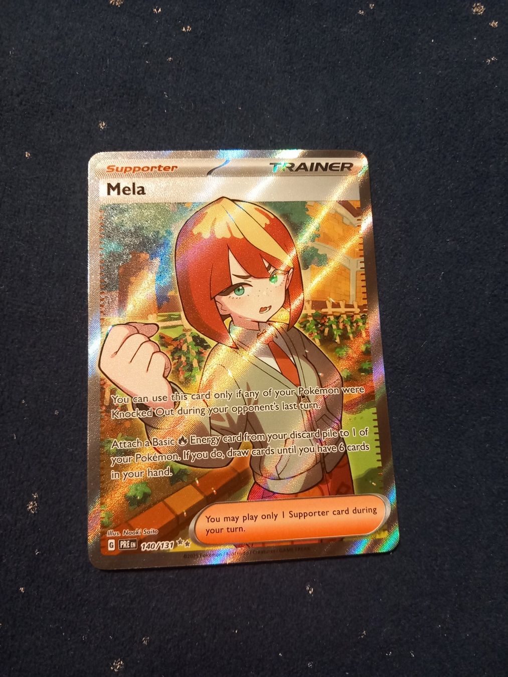 Pokémon Carte collezionabili: Mela Full Art (EN) Prismatic Evolution - PRE 140/131 – Nuovo (secondo la descrizione) da Hinterfultigen venduto da Marcel2112