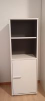 Regal mit Tür weiss/grau Top Zustand