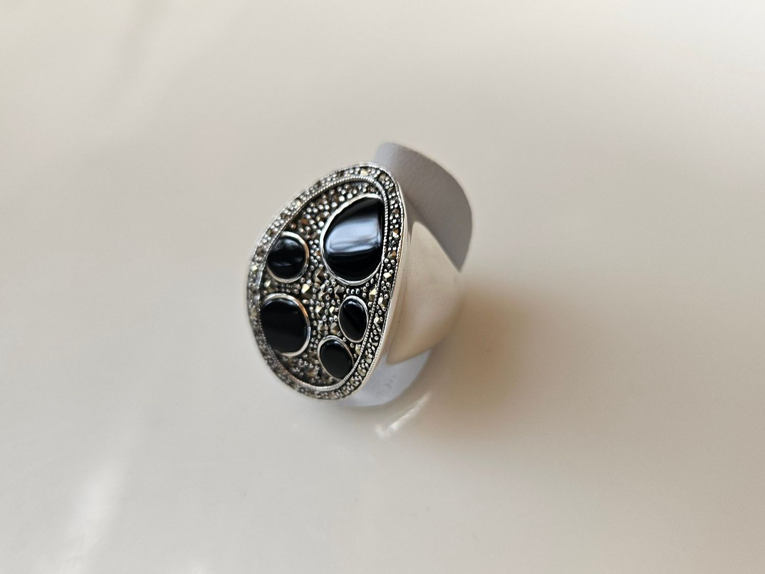 Ringe: Silberring mit Onix Grösse 54 – Neu (gemäss Beschreibung) aus Winterthur von ste_tcx5