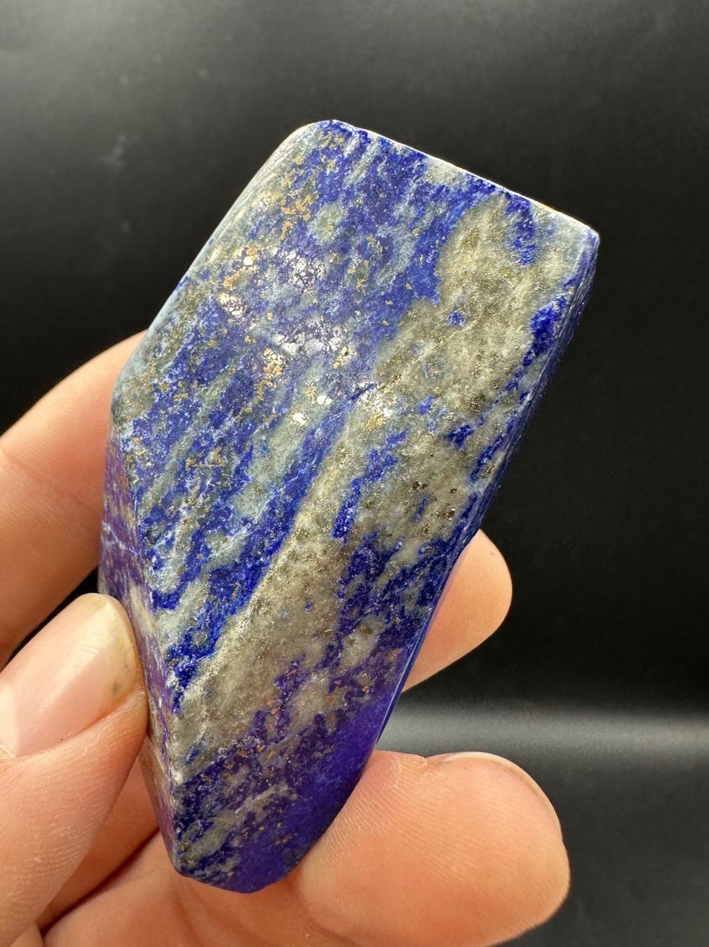 Minerali & Pietre curative: Lapislazuli Freiform, Handschmeichler Heilstein – Nuovo e nell'imballaggio originale da Männedorf venduto da Handschmeichler 1