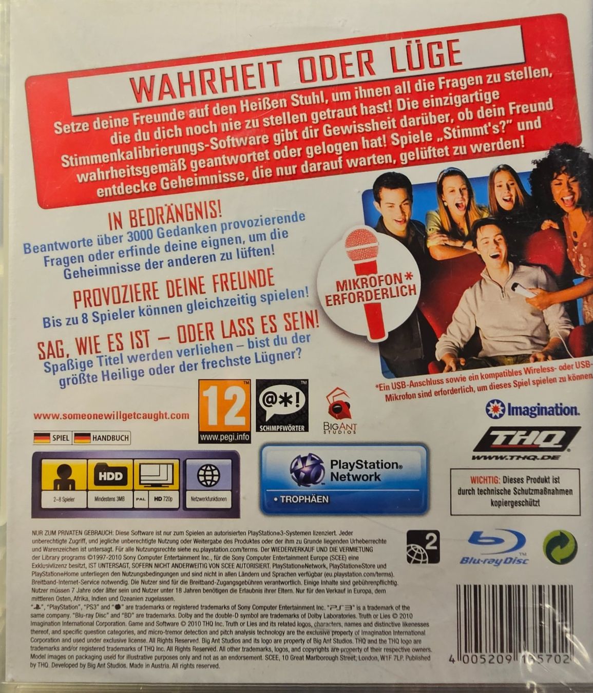 Spiele: PS3 - Stimmt's? Wahrheit oder Lüge – Neu und originalverpackt aus Wahlen b. Laufen von Cg10 1