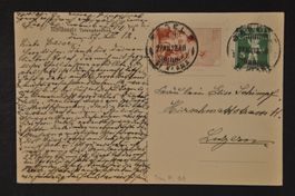 1912 Vorläufer I Pro Juventute deutsch auf Karte