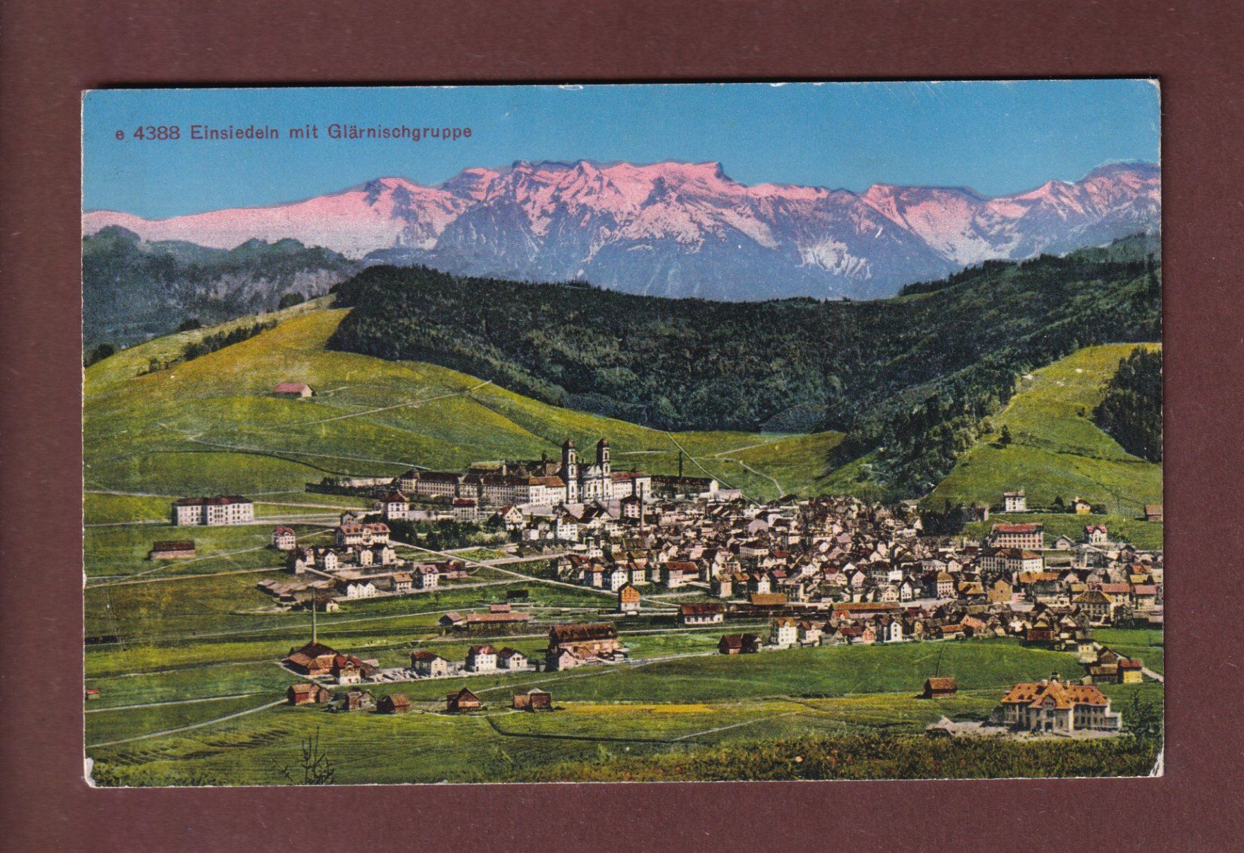 Cartoline postali: EINSIEDELN - Glärnischgruppe - Feldpost // Eckbug // – Usato da Pully venduto da nicecards-shop
