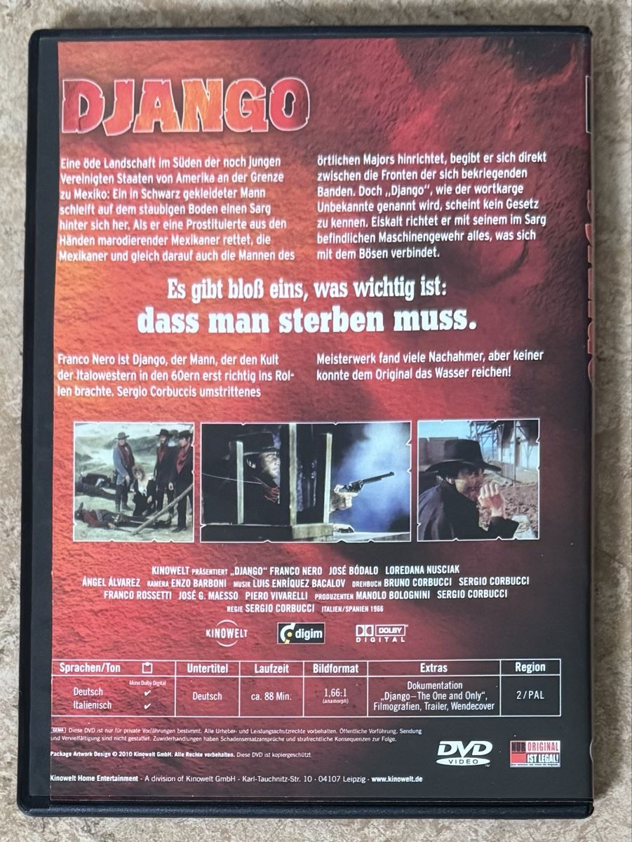 Tous les DVDs: DJANGO – Neuf (Voir description) à Dietikon par AndreaSch01 1