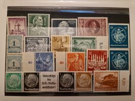Deutsches Reich Briefmarken POSTFRISCH