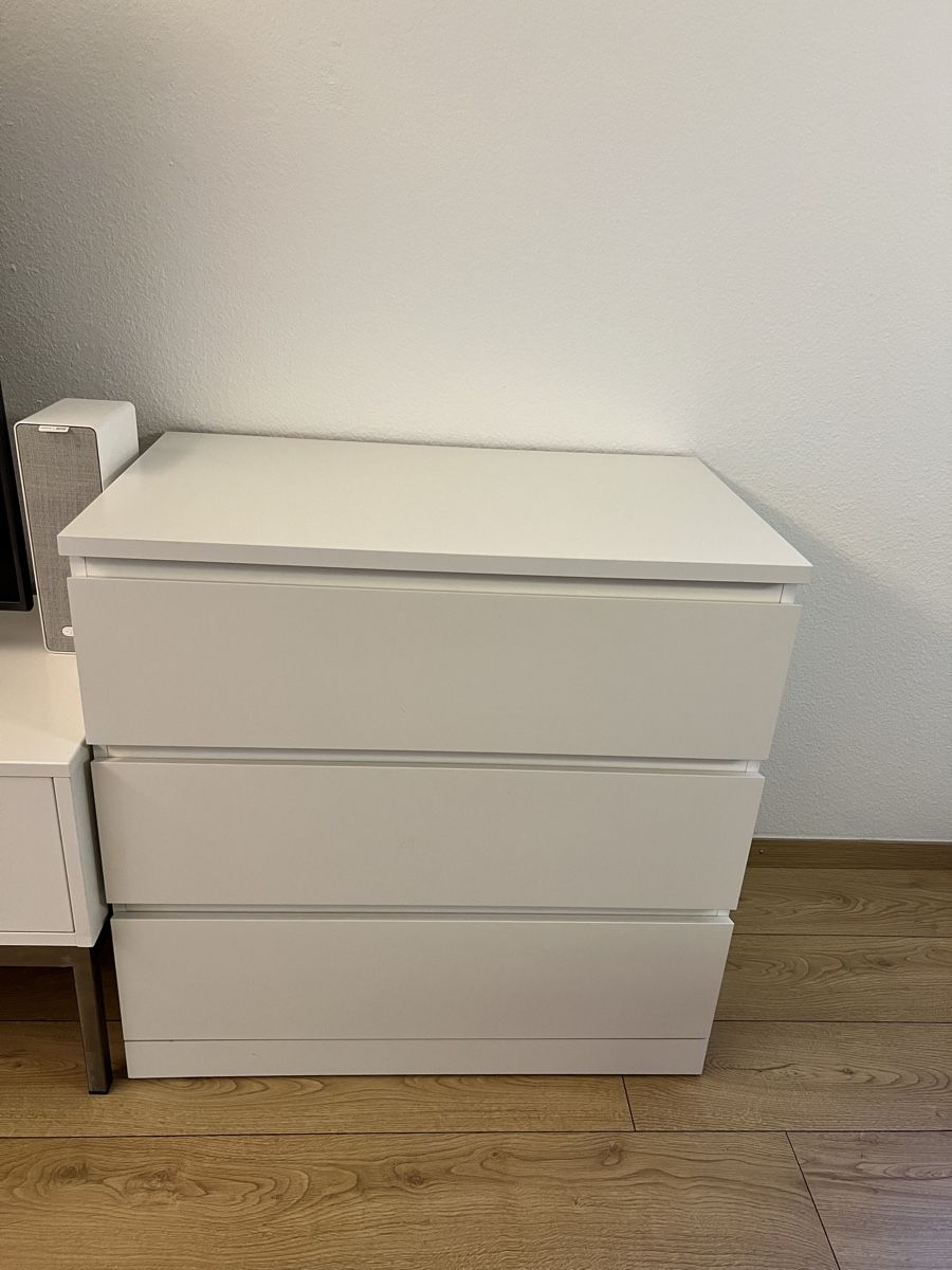 Ikea Kommoden: Ikea Malm mit 3 Schubladen, weiss – Gebraucht aus Reinach BL von katttta 2