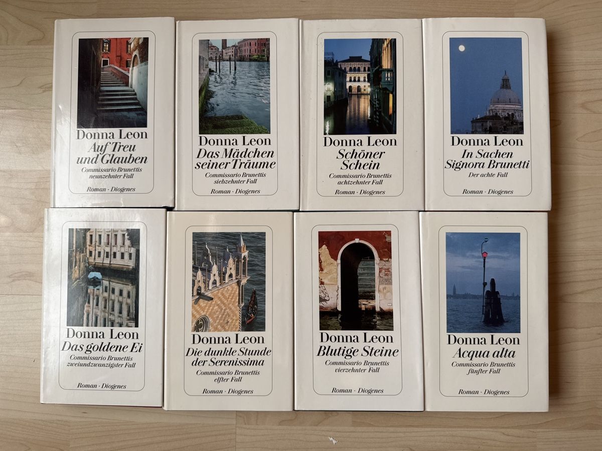 Bücher: 8 Donna Leon Romane  – Gebraucht aus Eschenz von Belladog