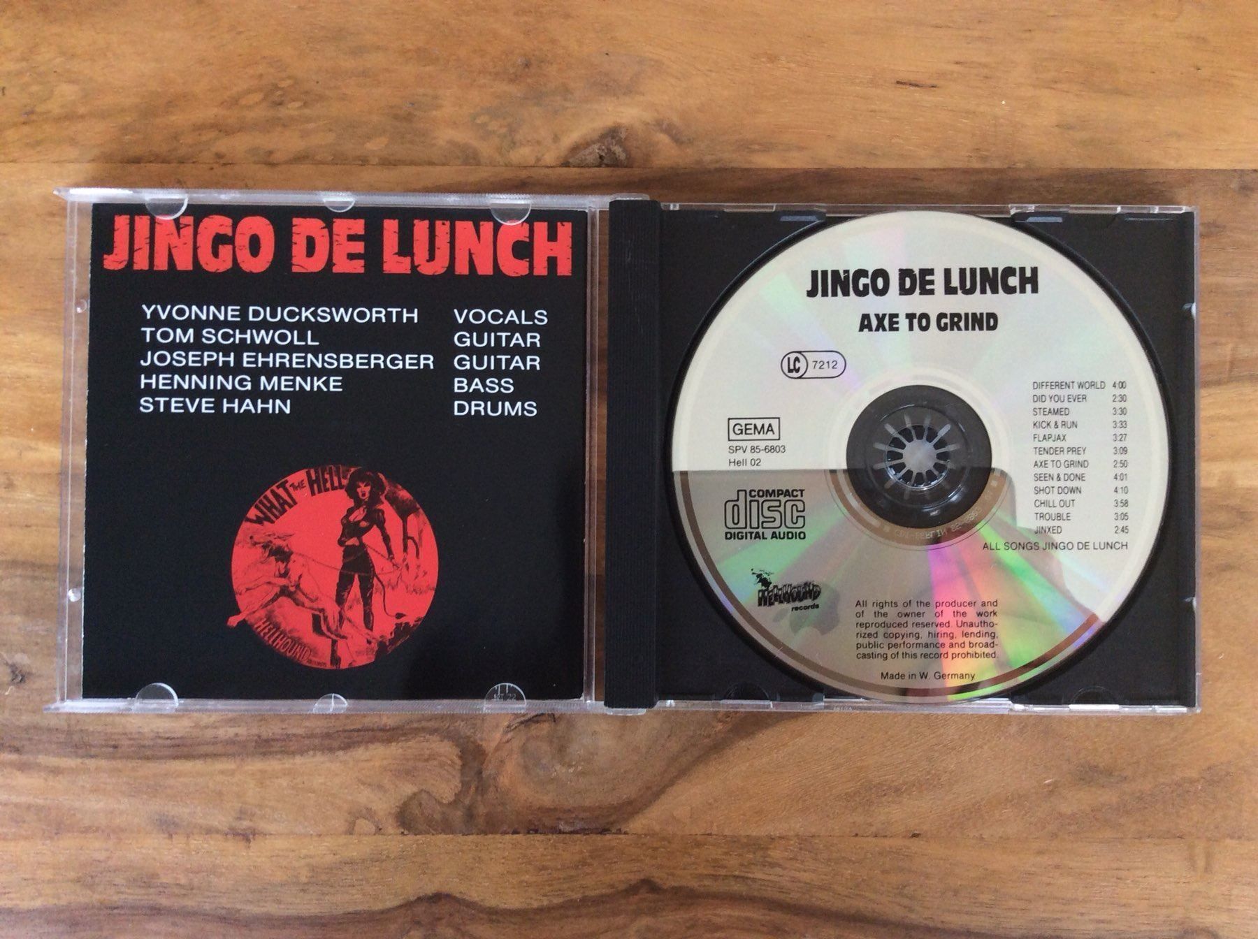 CD: CD Jingo The Lunch - Axe To Grind – Usato da Horgen venduto da flyingpenguin2000 1