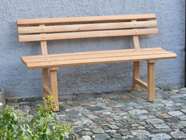 Gartenbank / Parkbank aus CH Lärchenholz, Top Zustand