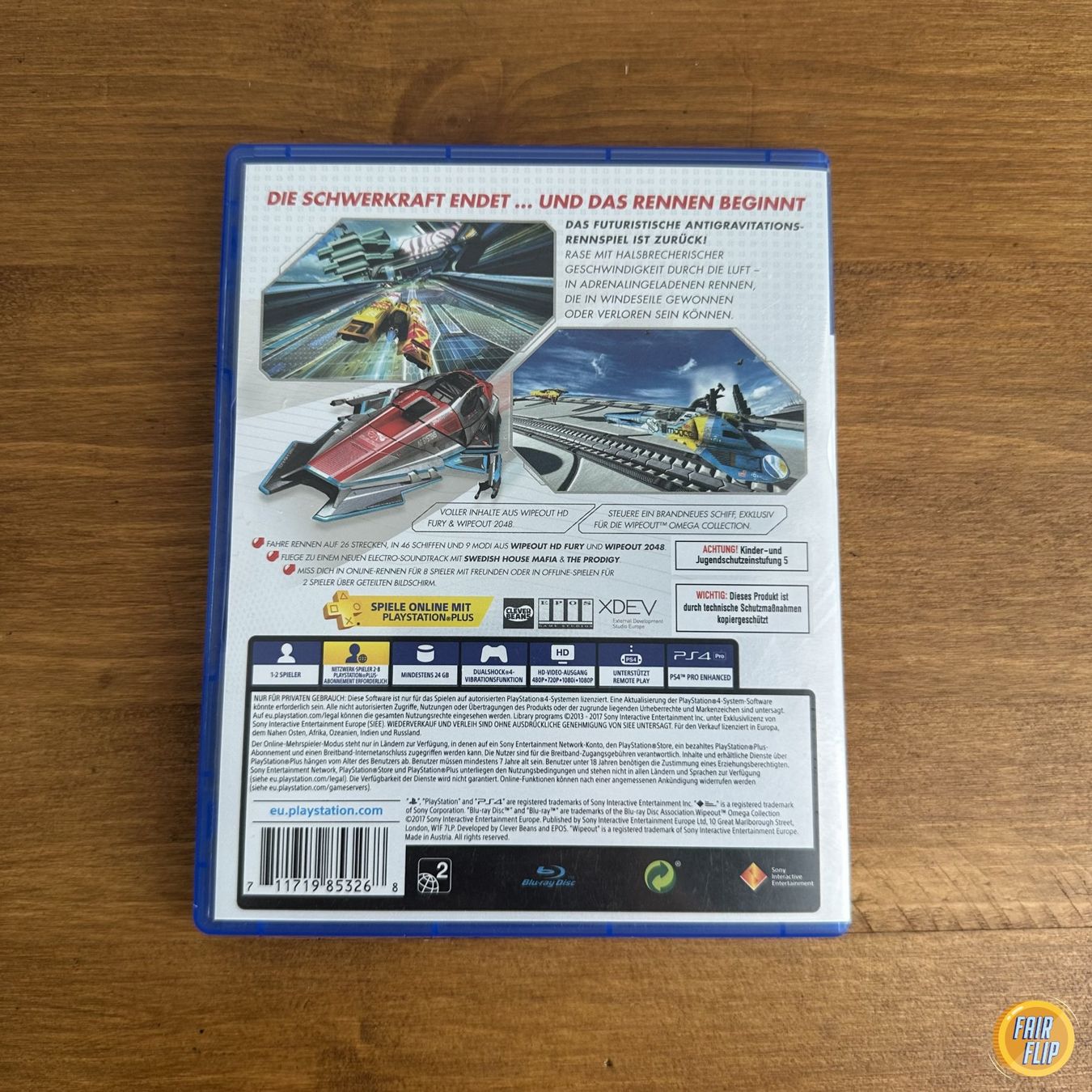 Spiele: PS4 WipEout Omega Collection – Gebraucht aus Luzern von fairflip 2