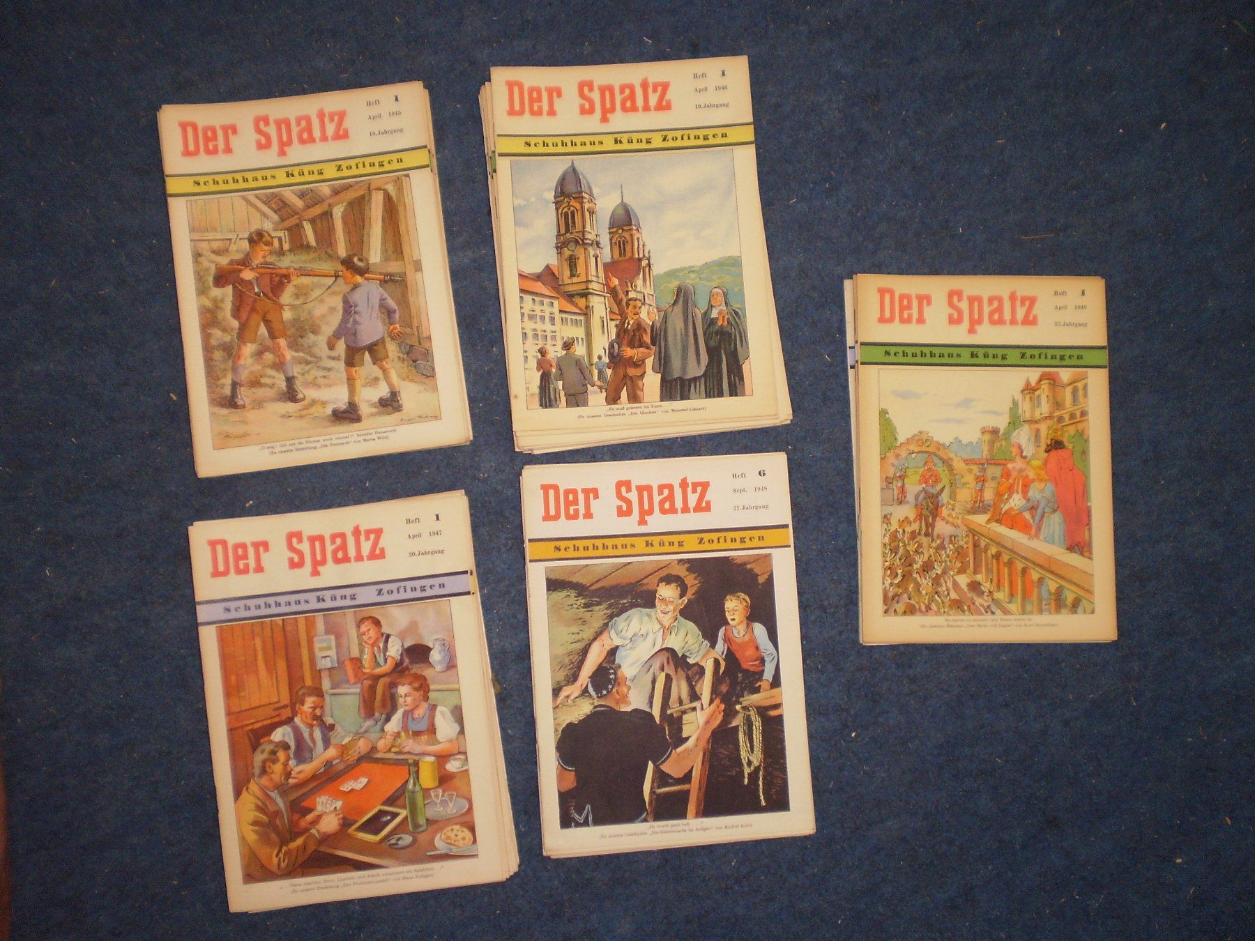 Riviste & Magazine: Der Spatz. Konvolut von 91 Heften – Usato da Lenzburg venduto da strebeck 1