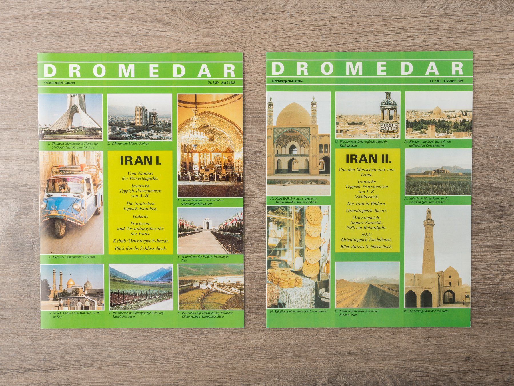 Riviste & Magazine: Magazin Dromedar Orientteppich-Gazette, 18 Hefte mit Mappe – Usato da Ziefen venduto da sin_2chk 4