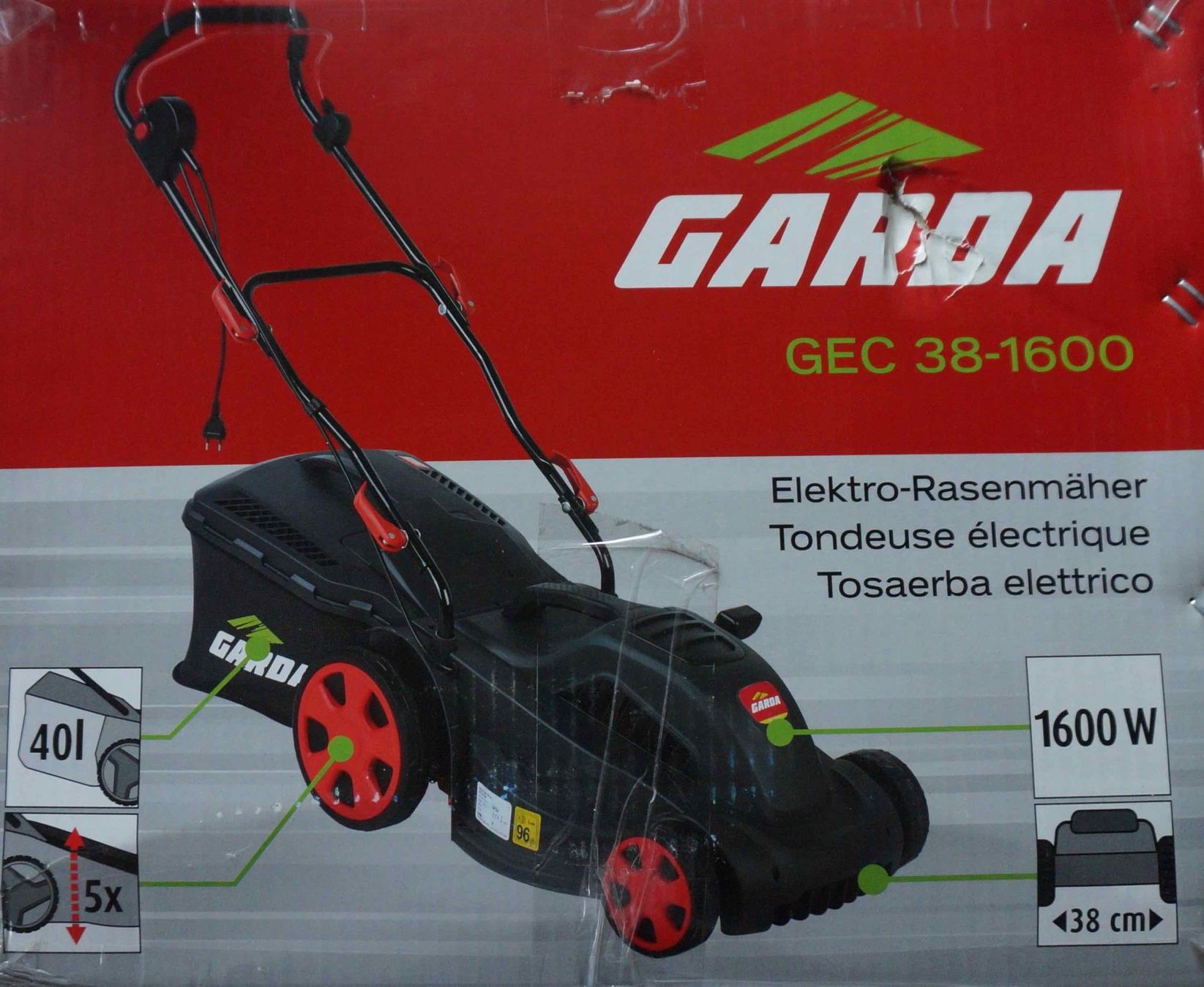 Tagliaerba: Rasenmäher elektrisch (Kabel) – Nuovo e nell'imballaggio originale da Schindellegi venduto da woneschi 1