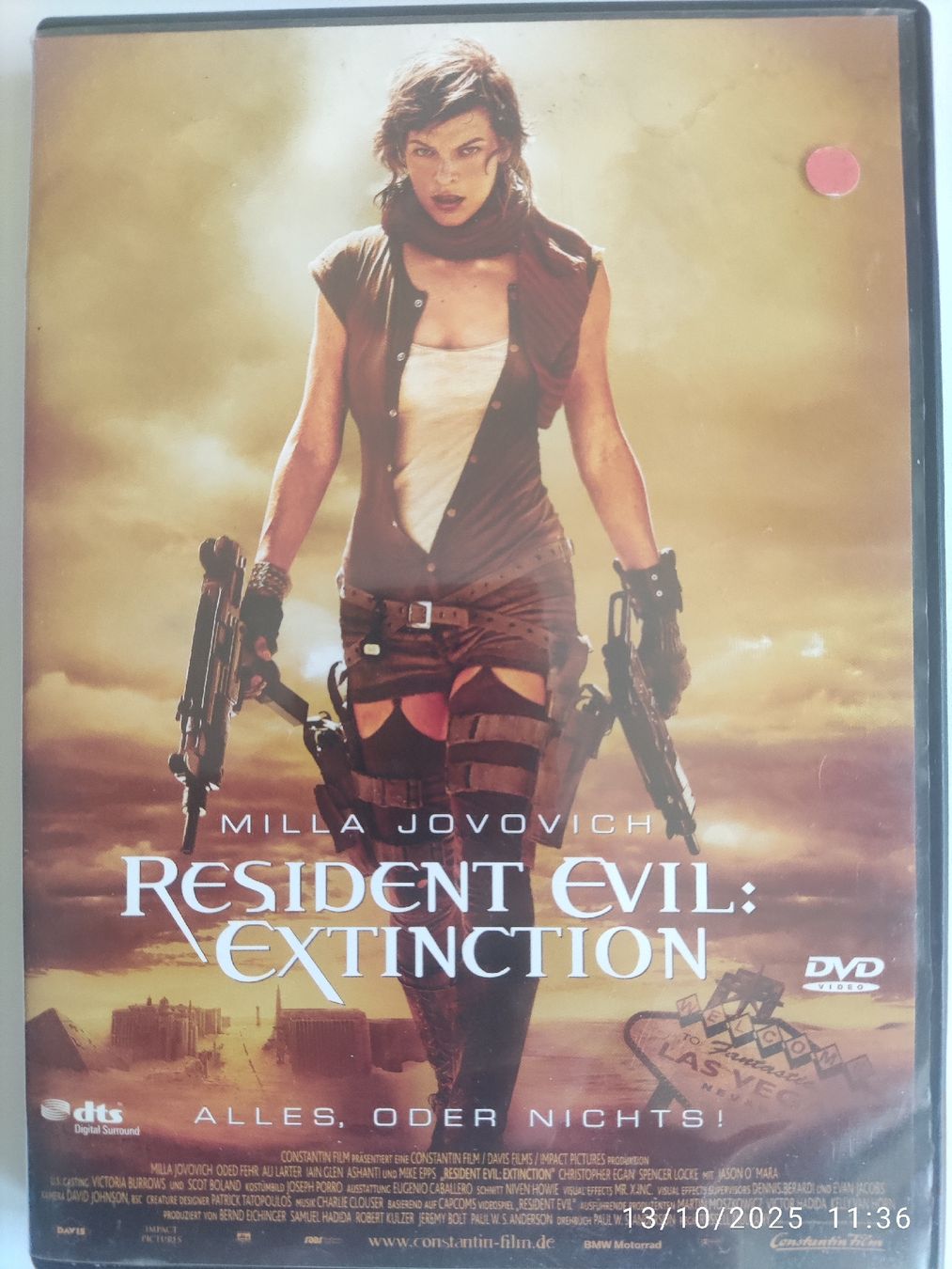 Tutti i DVDs: Resident Evil - Extinction – Usato da Basel venduto da Alacant