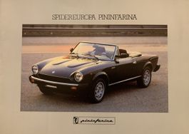Pininfarina Spidereuropa / Fiat 124 Spider Prospekt