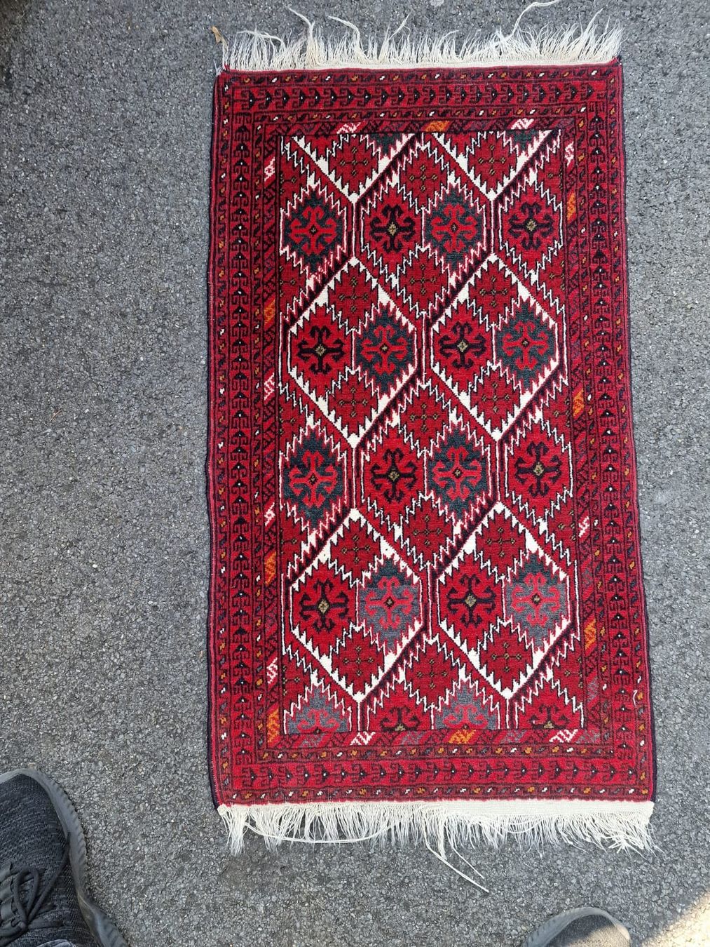 Tappeti: Usbekischer Vintage Bukhara Teppich – Usato da Flums venduto da Flumsantik