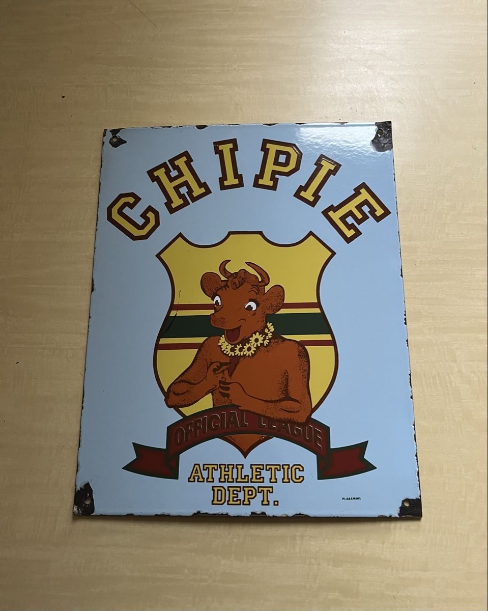 Insegne: Tôle émaillée Chipie 1990s – Usato da lausanne venduto da ZeldaZonk58