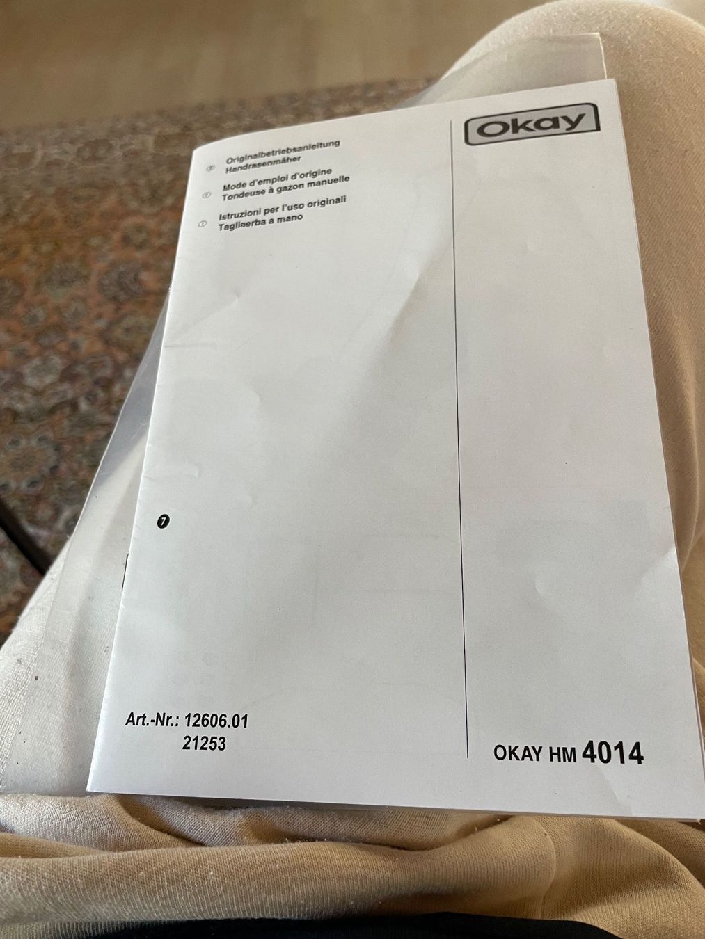 Tagliaerba: Okay Handrasenmäher, HM4014 neu! – Nuovo (secondo la descrizione) da Besenbüren venduto da waikiki04 3