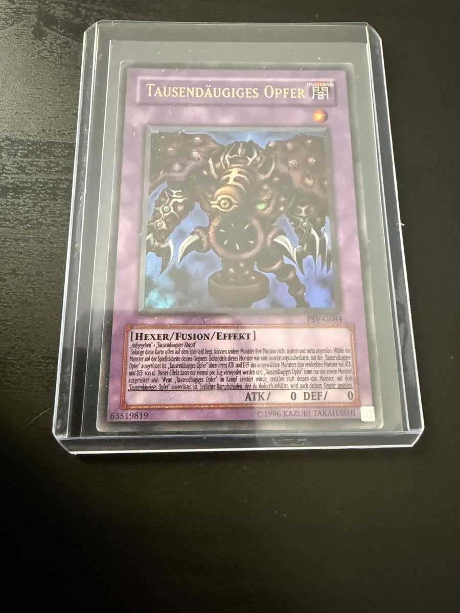 Yugioh Sammelbilder & Trading cards: Tausendäugiges Opfer PSV-G084 – Gebraucht aus Amriswil von sim_nlb6