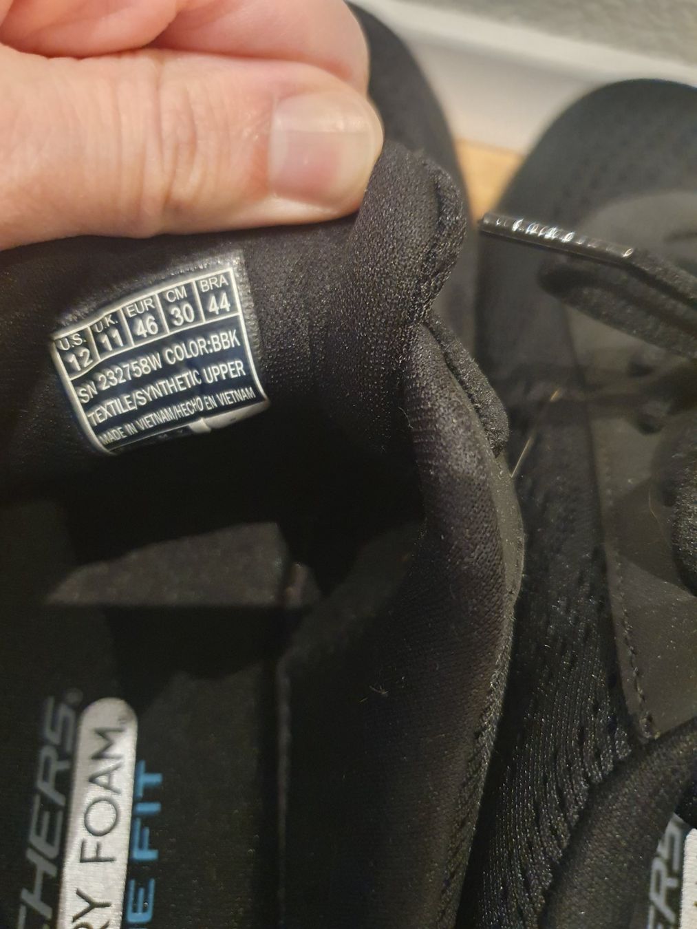 Skechers Scarpe da uomo: Schwarze Skechers Turnschuhe Gr. 46 – Nuovo (secondo la descrizione) da Arth venduto da frey1993 2