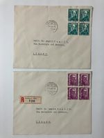 Pro Juventute 1937, Viererblock Serie a. Brief, Kat. 181-84