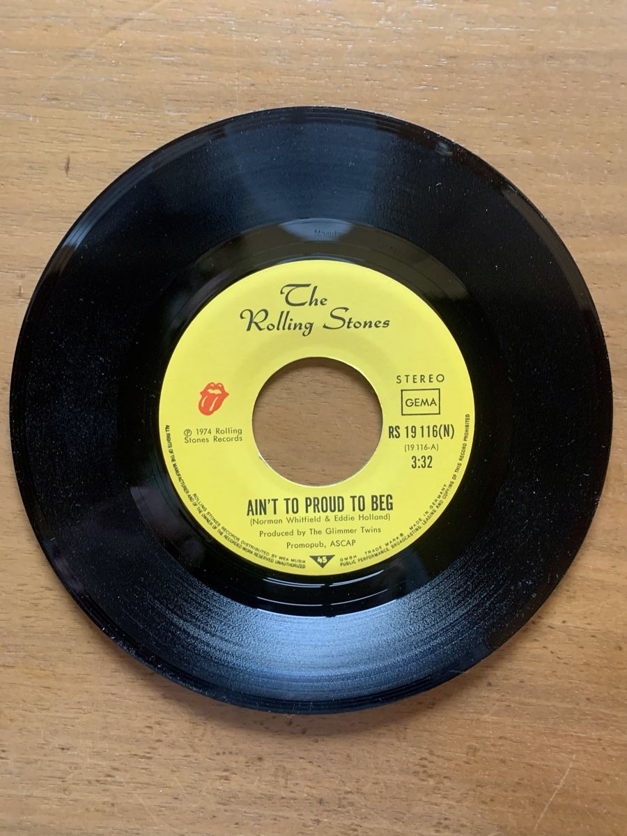 Dischi in vinile: Vynil-Single, Rolling Stones, 1974 – Usato da Dussnang venduto da pml253 2