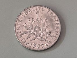 1 Franco (Franc) della Francia coniato nel 1960
