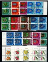 Viererblocks Pro Juventute ab 1977 1. Tag SST (G911)