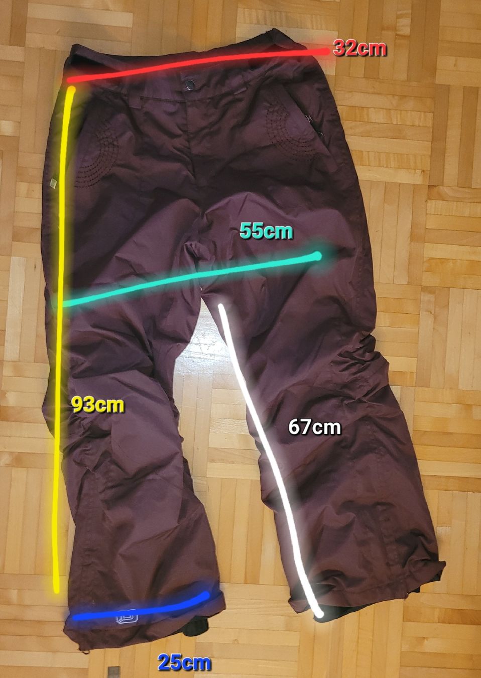 Pantaloni: 54. Pantalon de ski Belowzero Pro, taille 164, bordeaux – Usato da Villars-sur-Glâne venduto da m66_dch5 1