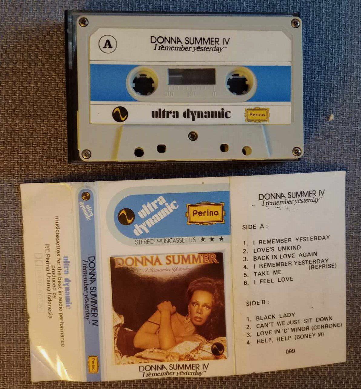 Musicassette: Donna Summer - I remember yesterday / cassette MC Indonesia – Usato da Le Locle venduto da PereiraHugo 1