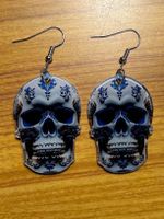 Ohrschmuck Ohrhänger Skull Mexico Dia de los muertos Schädel