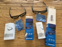 2x Grundig AS 3D Brillen – Active Shutter – Infrarot 