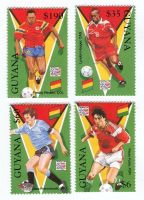 Briefmarken "Fussball". Guyana