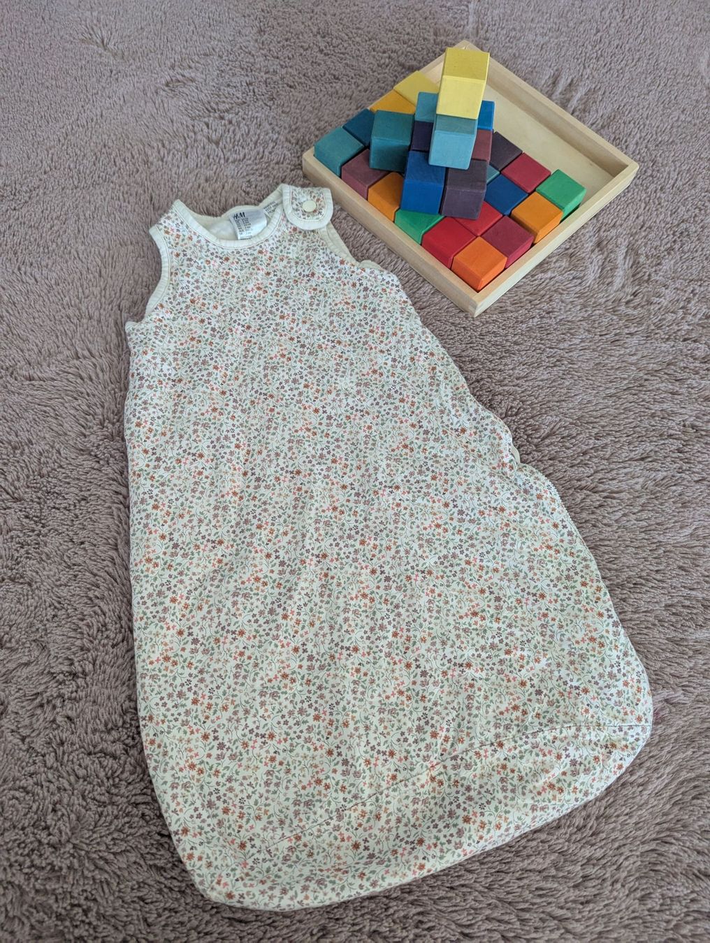 H&M Sacchi a pelo: H&M Babyschlafsack Blumenmuster 62/68 – Usato da Berneck venduto da Pake1808
