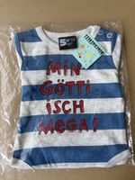 Sterneföifi Kurzarm-Body Gr. 50/56 „Min Götti isch mega!“