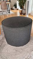 IKEA Stoffhocker / Pouf  Anthrazit 