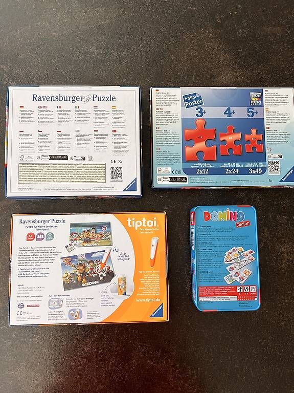 Puzzle: 3x Puzzle & 1x Kinderdomino – Usato da Winkel venduto da Maria1525 1