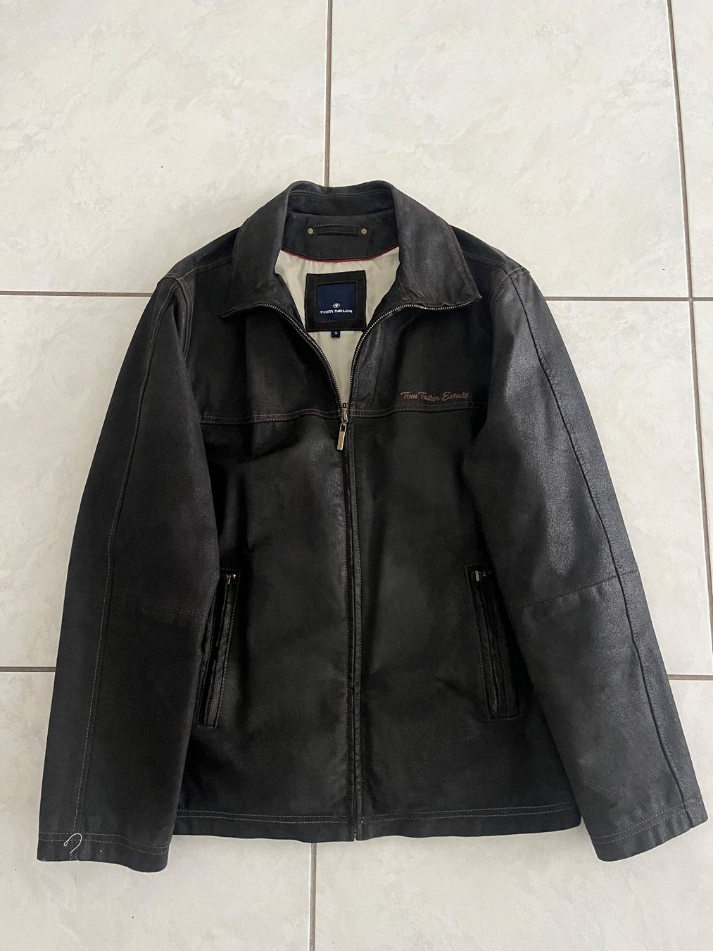 Giacche: Tom Tailor Lederjacke, Herren, Top Zustand, Gr. S – Usato da Lachen SZ venduto da Minke