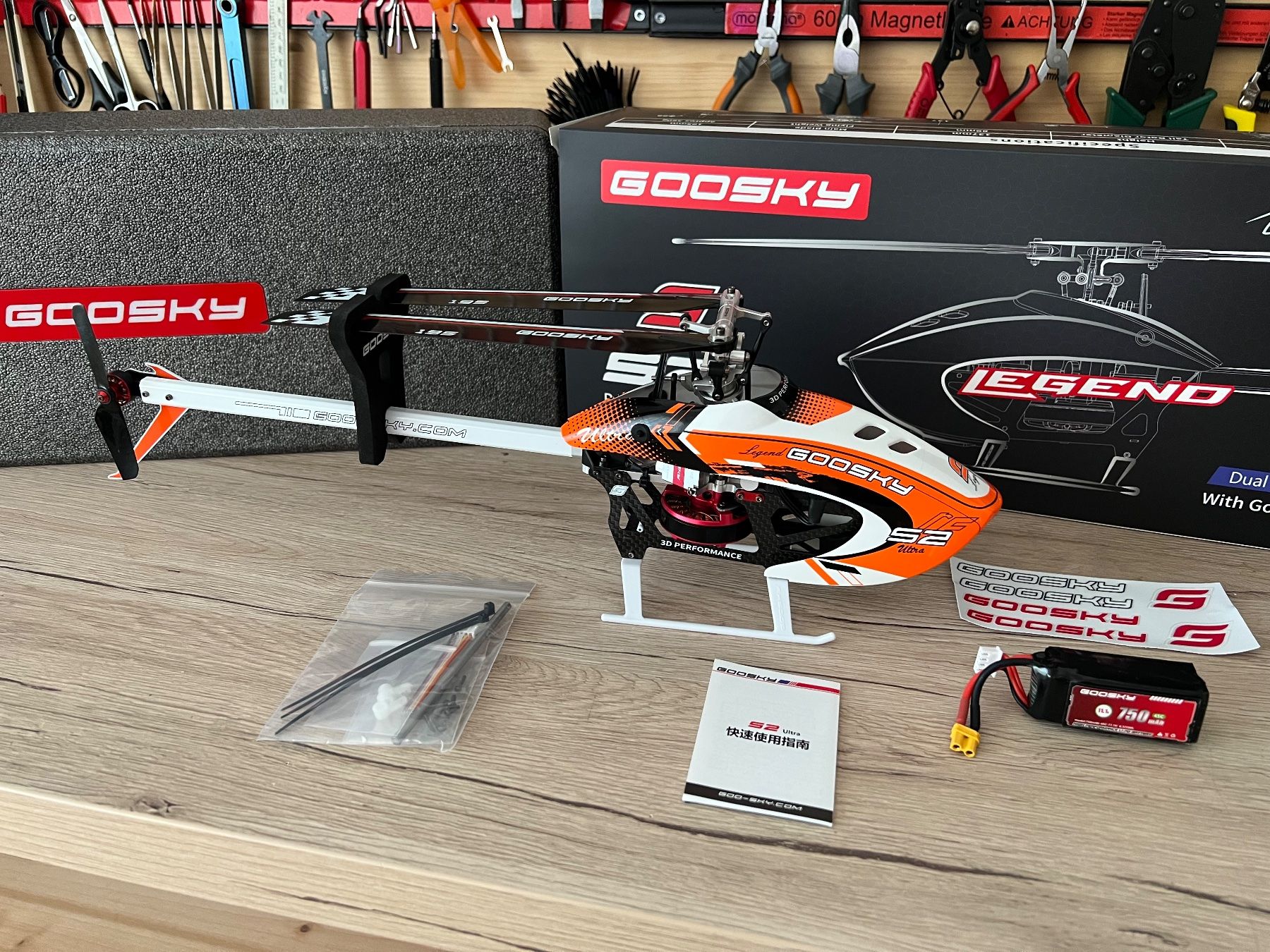 RC Modellbau: Goosky S2 Ultra orange – Neu (gemäss Beschreibung) aus Hinwil von helifreak_64