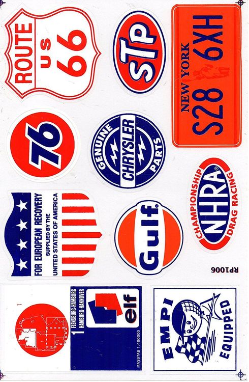 Sponsoren Logo Aufkleber Sticker 371 (Neu und originalverpackt) in für ...