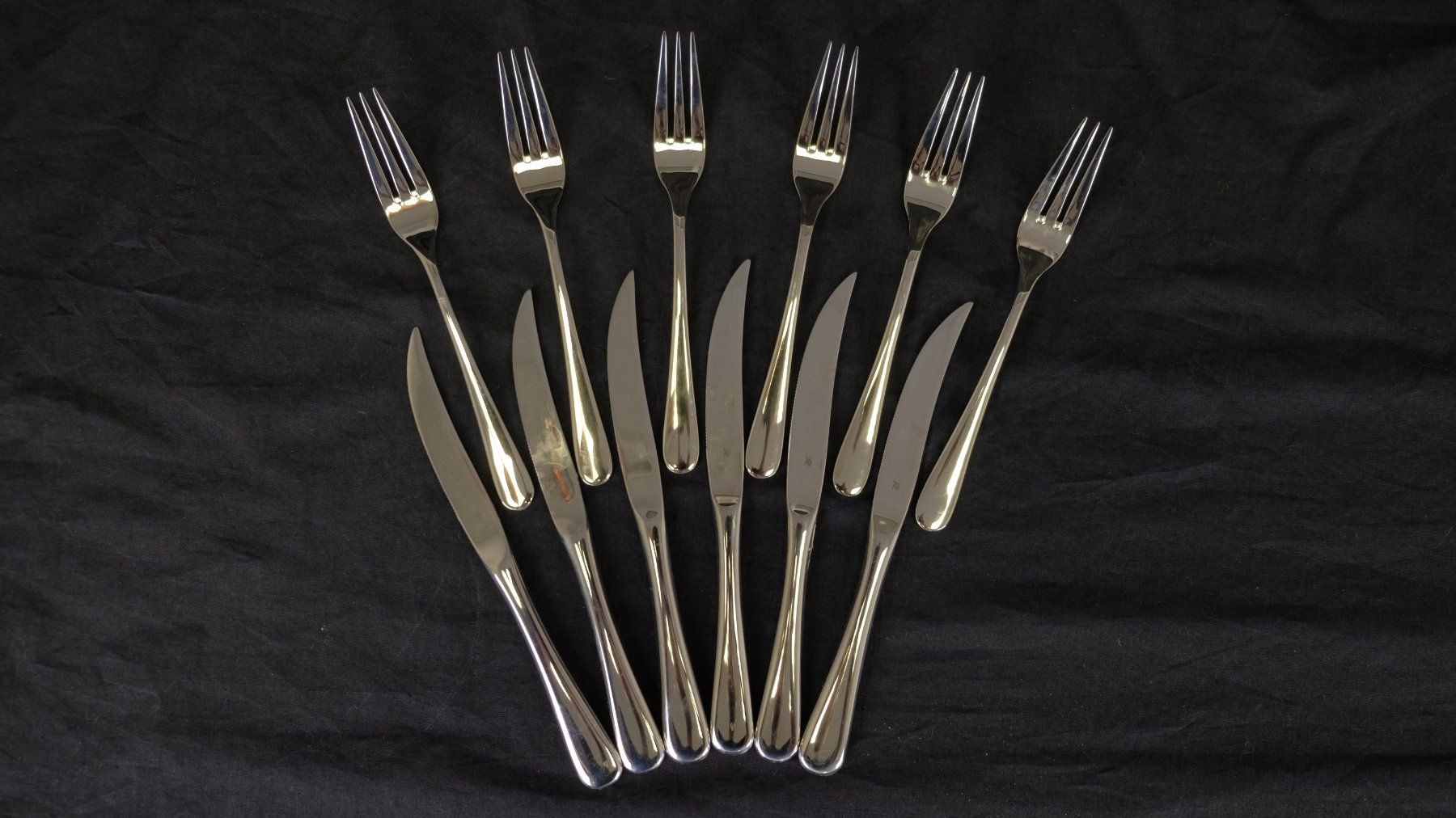 WMF Set di posate: WMF Steakbesteck 12-teilig – Usato da Volketswil venduto da brockipfannenstil 1