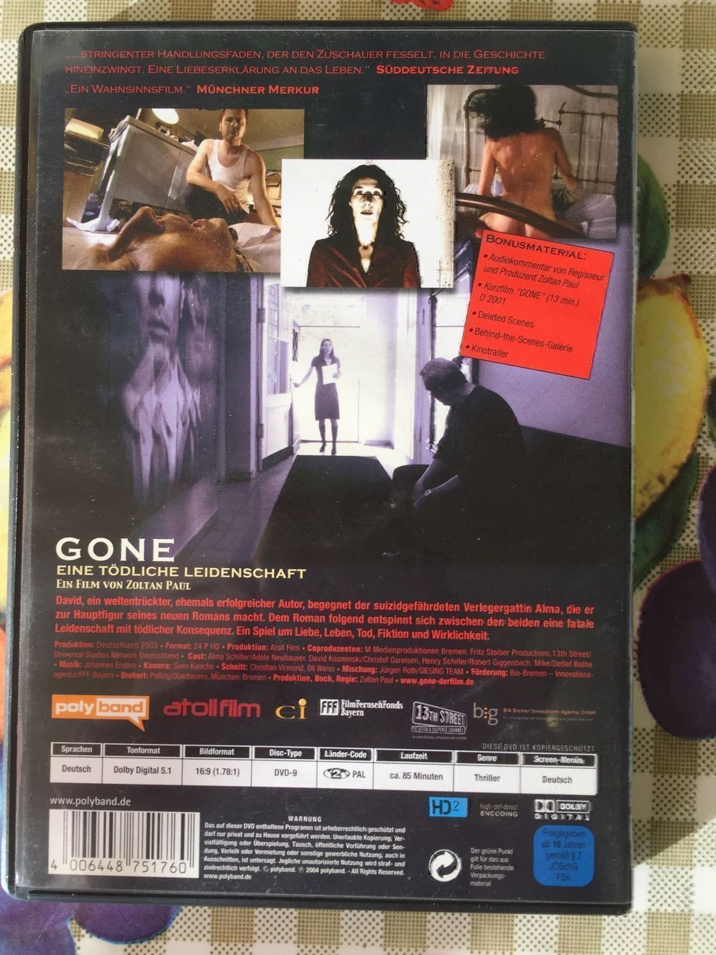 Alle DVDs: Gone Eine tödliche Leidenschaft – Gebraucht aus Rüti ZH von alumedien 1