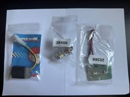 LED-Set 6V Mofa - P26S LED, Rücklichtbirne & Spannungsregler