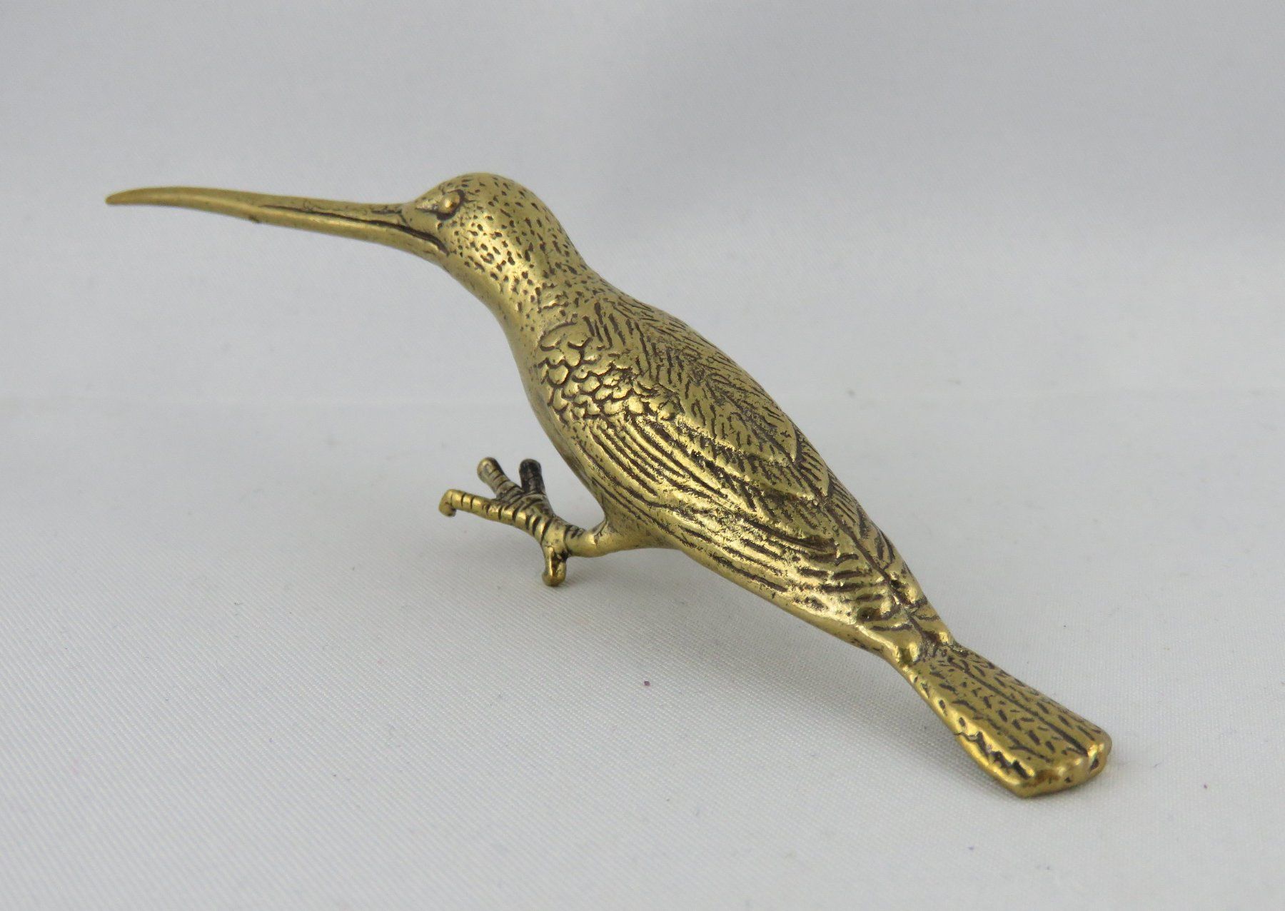 Statuette: VOGEL - Deko  Messing Figur - 11x2,5cm – Nuovo e nell'imballaggio originale da Grenchen venduto da Yamahwildstar16 2