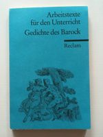 Arbeitstexte für den Unterricht: Gedichte des Barock
